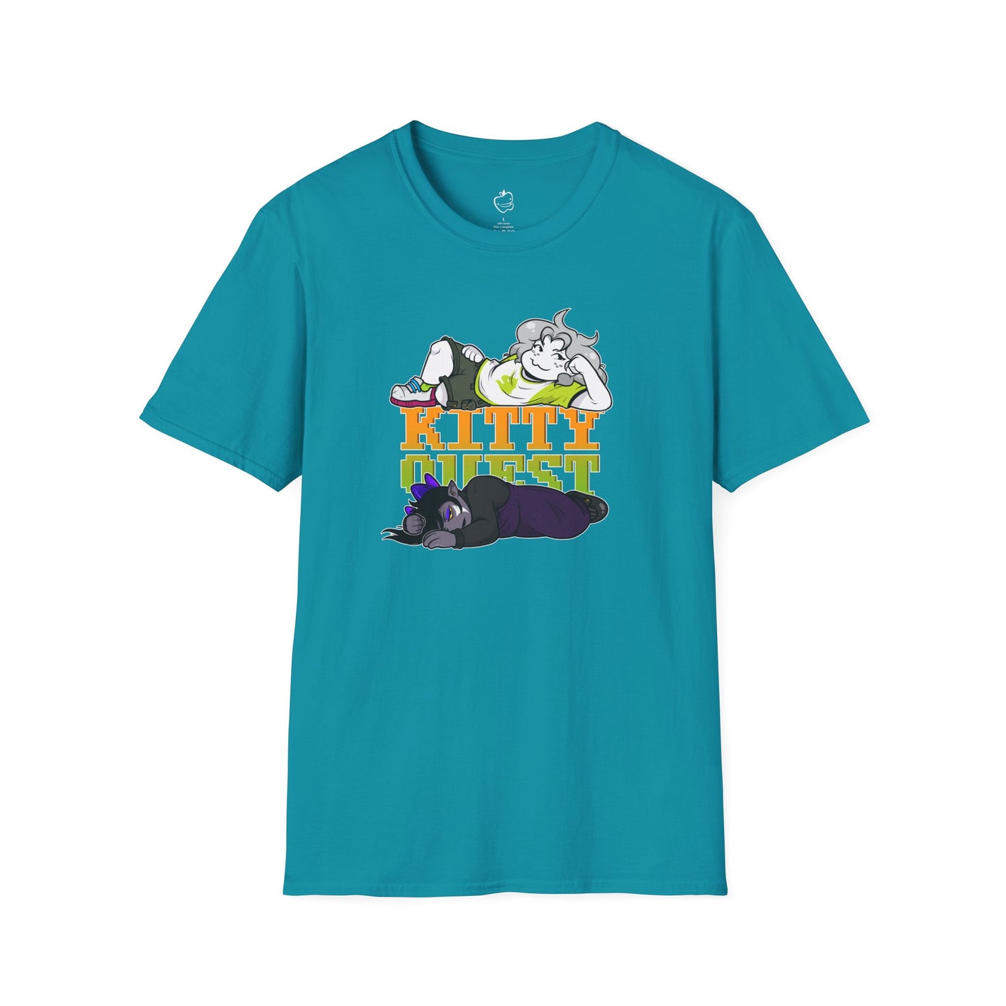 Kittyquest "KITTYQUEST" Color T-Shirt