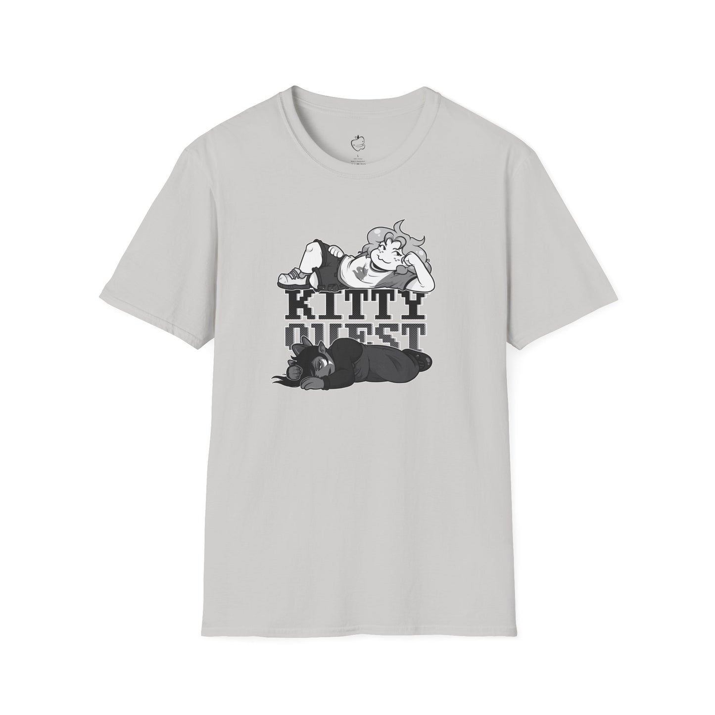 Kittyquest "KITTYQUEST" B&W T-Shirt