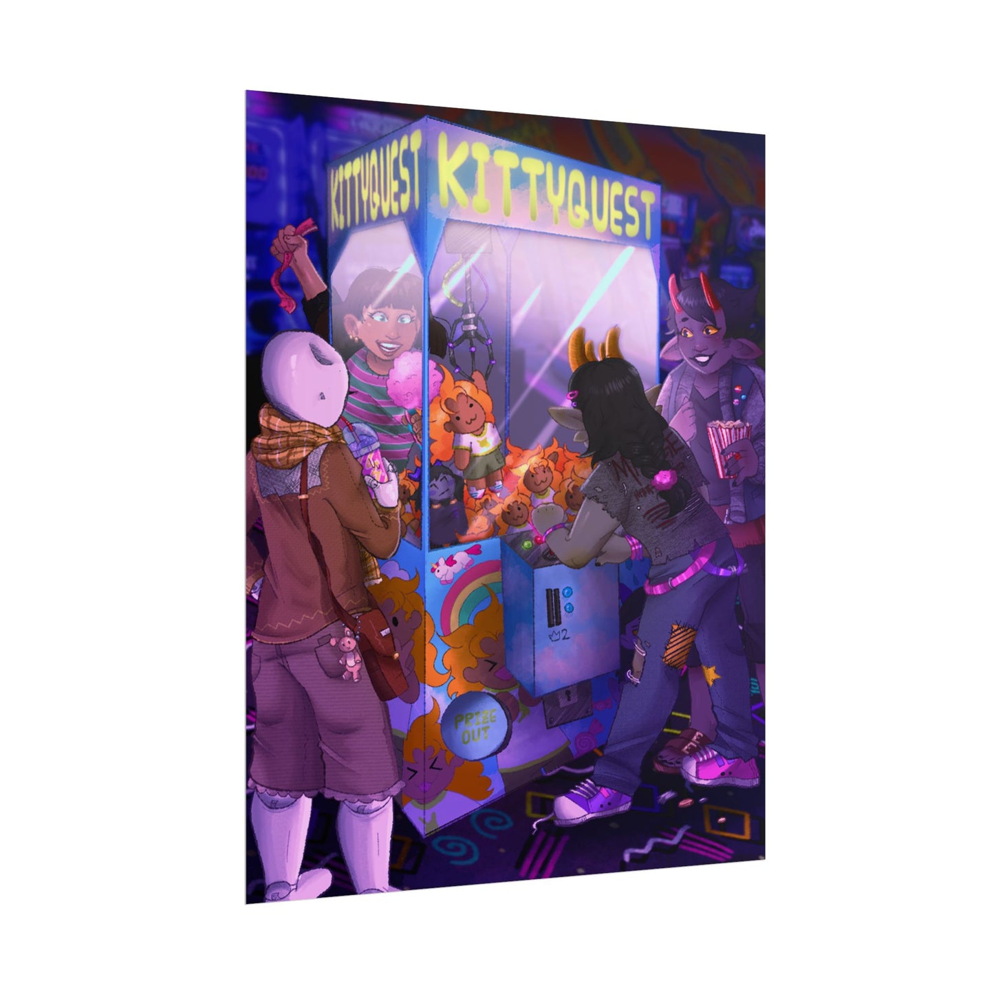 Kittyquest "Arcade" Print