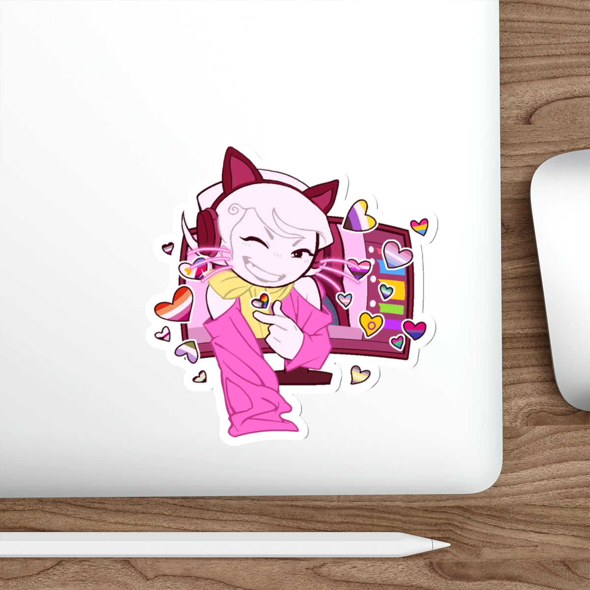 Homeslice "Stream With Pride" Sticker