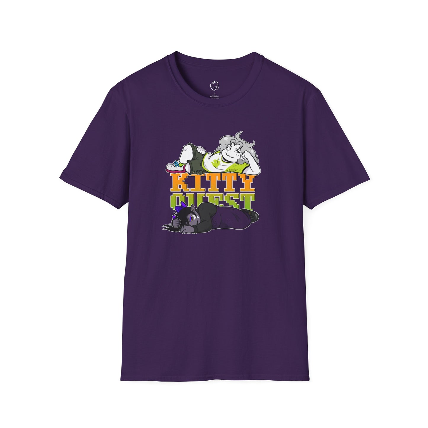Kittyquest "KITTYQUEST" Color T-Shirt