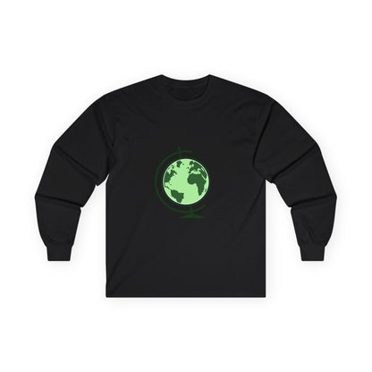 Loftlatched "Evergreen Globe" Long-Sleeve Shirt
