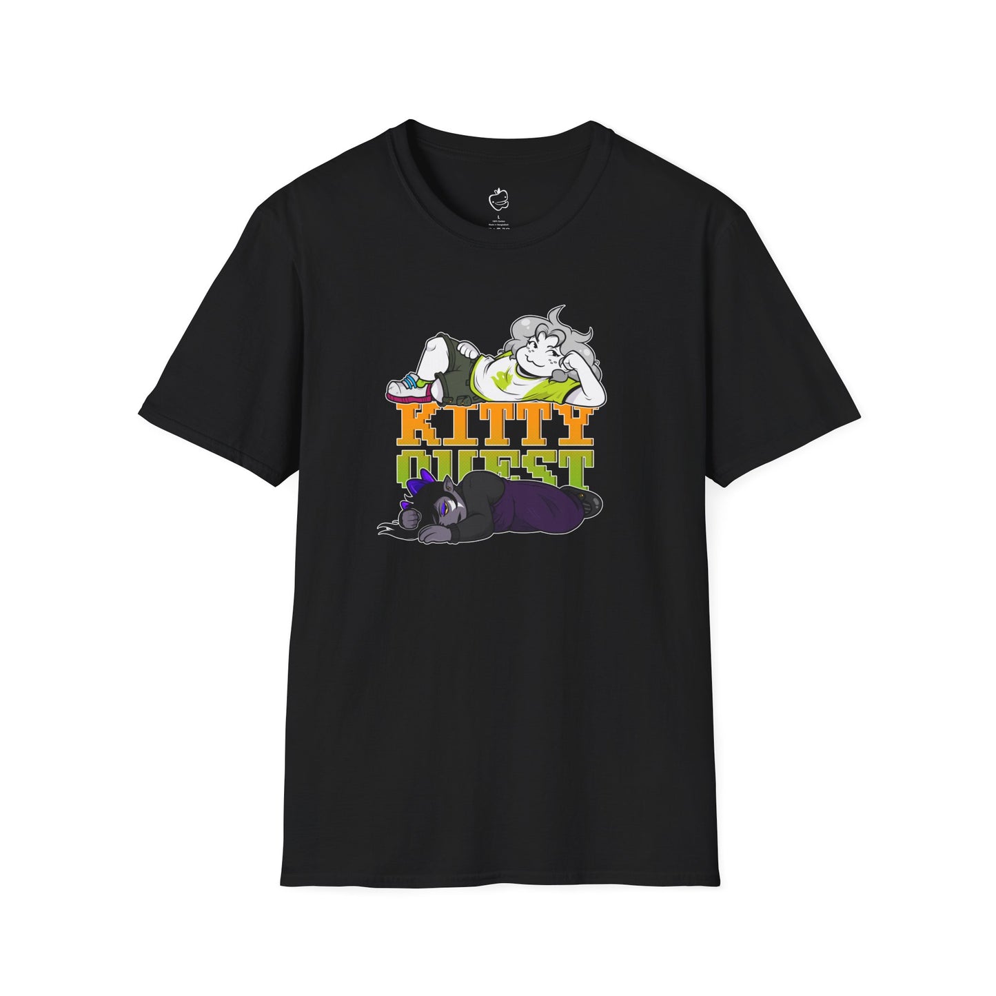 Kittyquest "KITTYQUEST" Color T-Shirt
