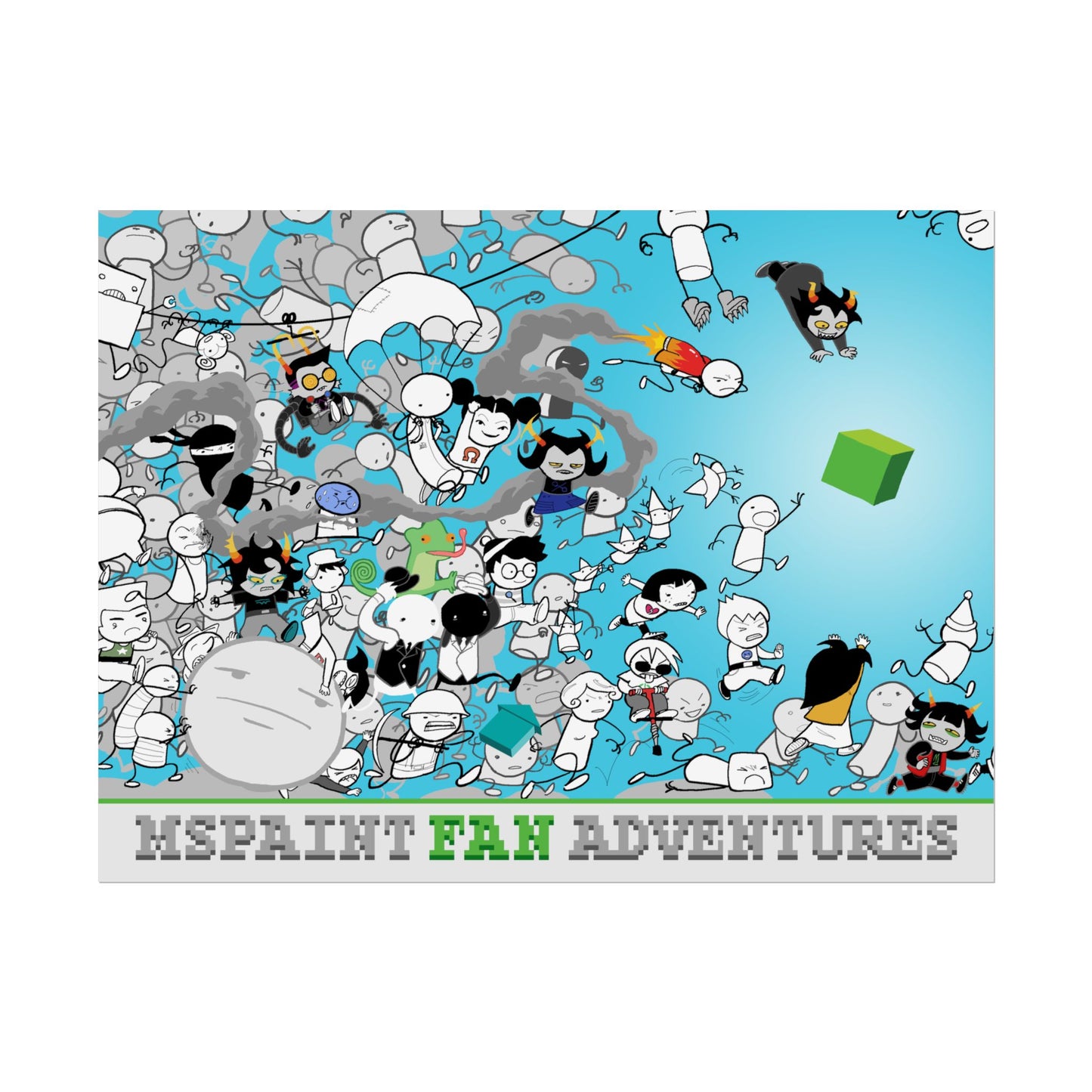 MSPaint Fan Adventures Poster