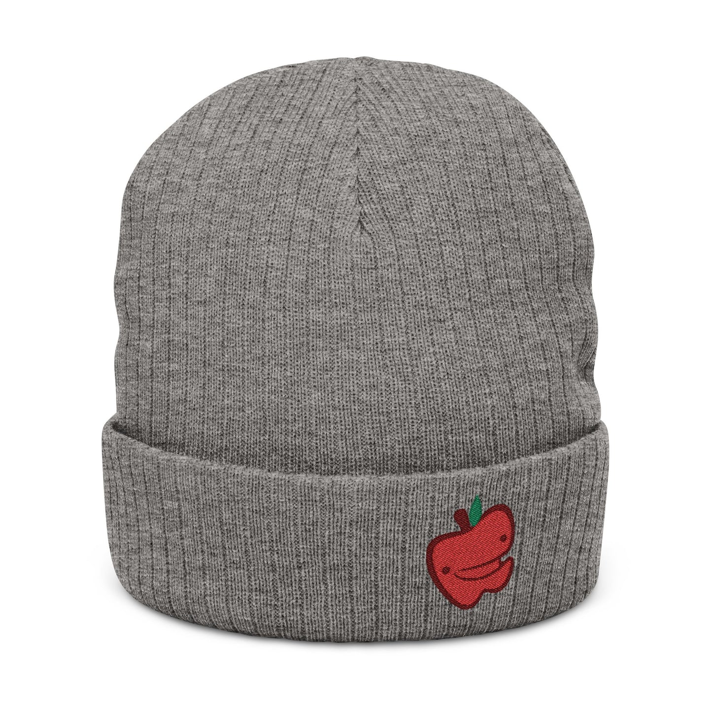 FRAF "Crab Apple" Embroidered Knit Beanie