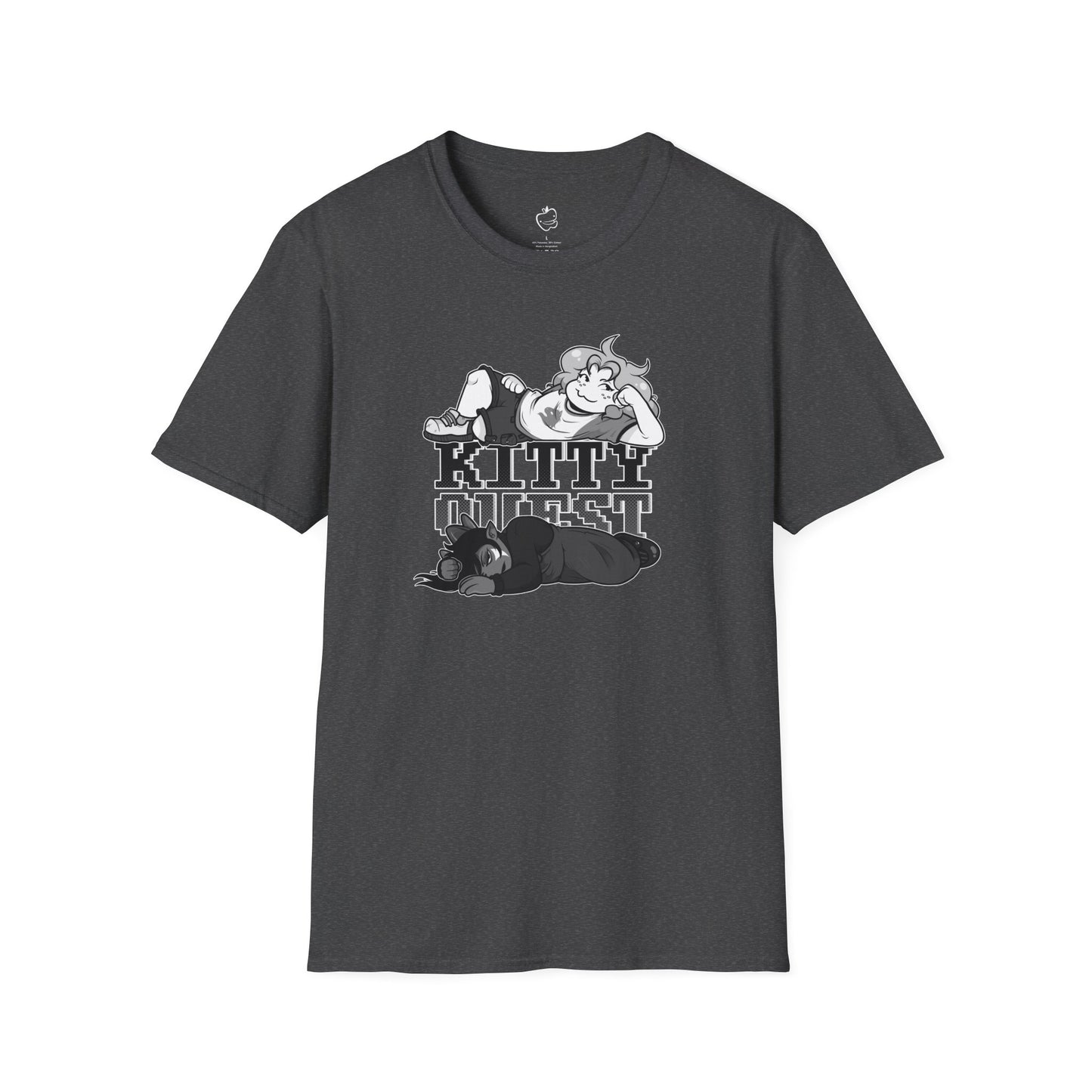 Kittyquest "KITTYQUEST" B&W T-Shirt