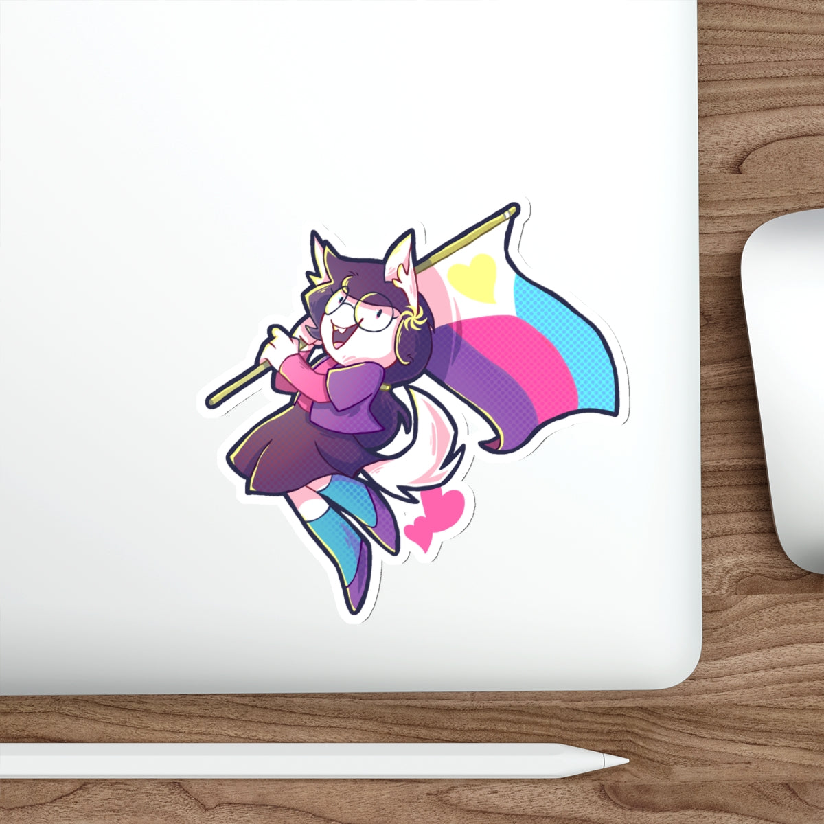 Homeslice "Jade Harley Poly Pride" Stickers
