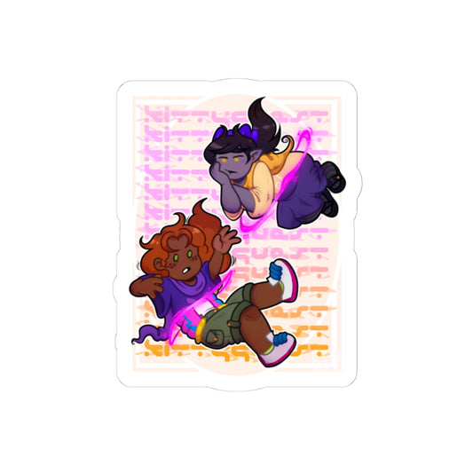 Kittyquest "Kitty and Ramona" Sticker