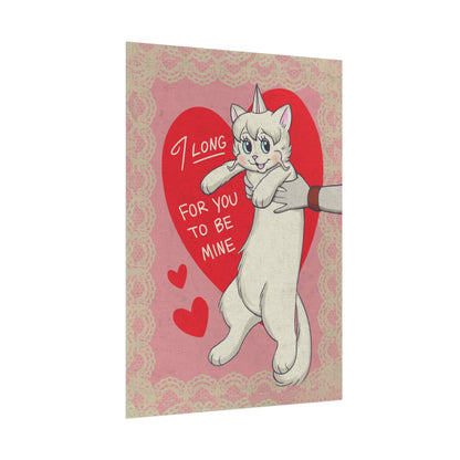 VHS Dubs "Valentines Cat" Print