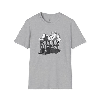 Kittyquest "KITTYQUEST" B&W T-Shirt