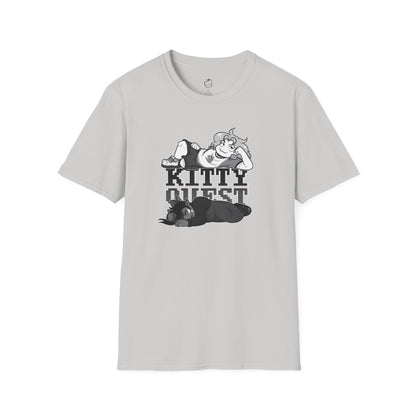 Kittyquest "KITTYQUEST" B&W T-Shirt