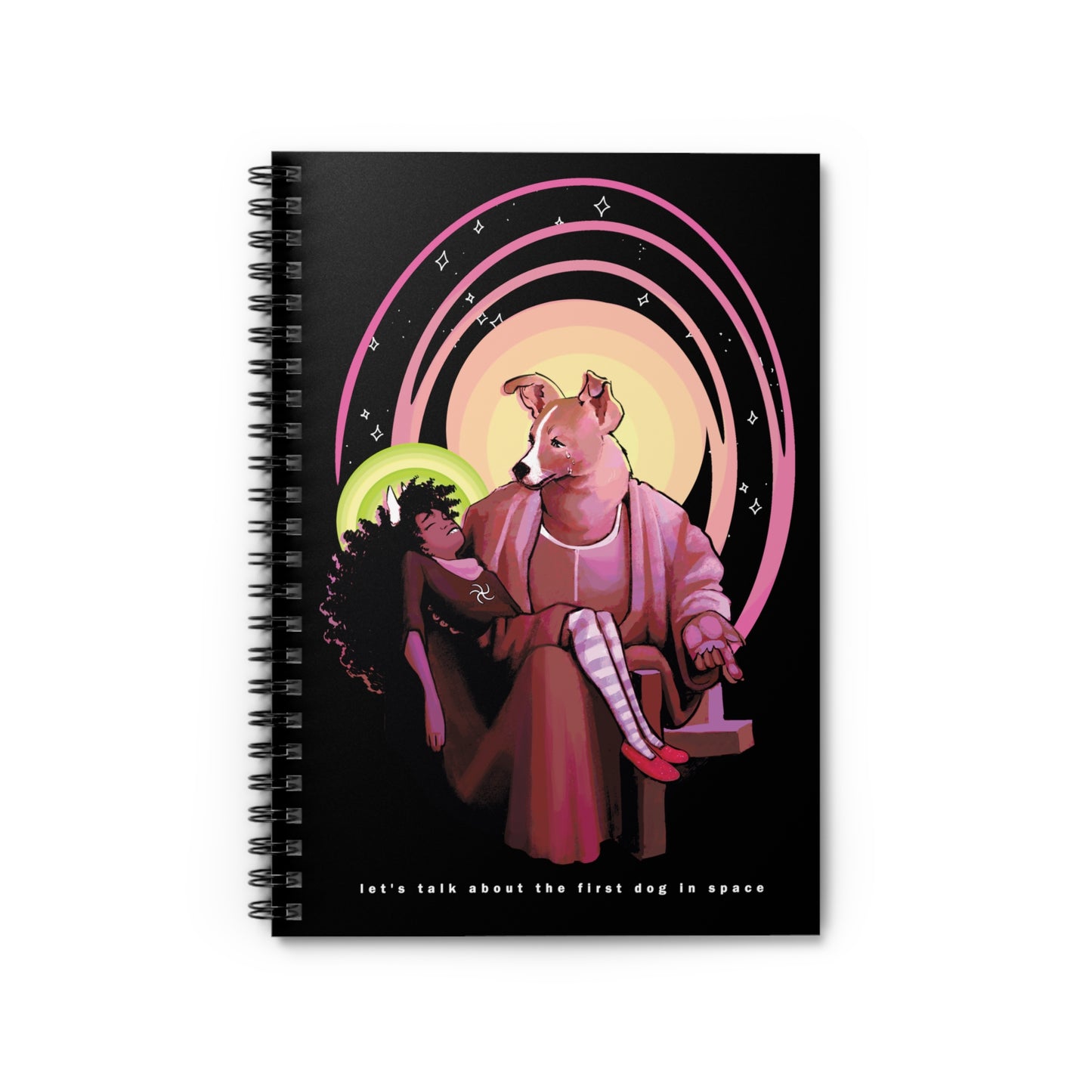 "Let's Talk" Liminal Space Spiral Notebook