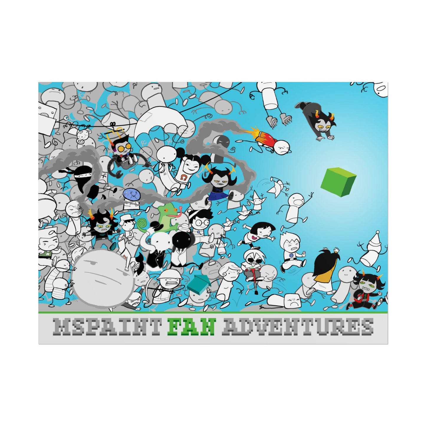 MSPaint Fan Adventures Poster