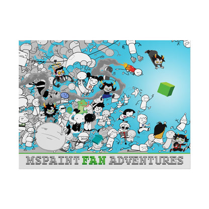 MSPaint Fan Adventures Poster