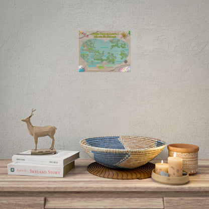 Kittyquest "Earth C Map" Print