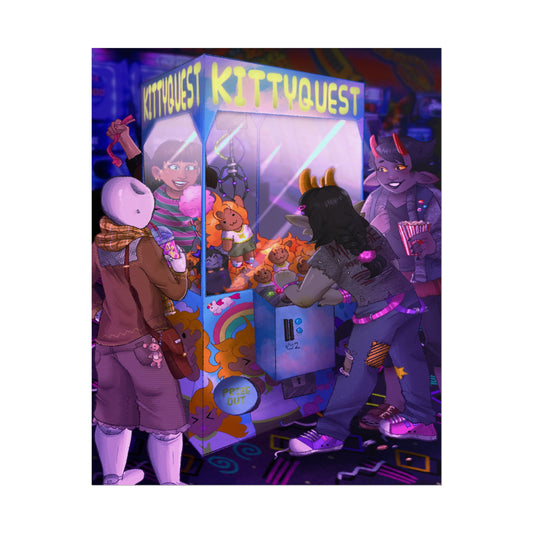 Kittyquest "Arcade" Print