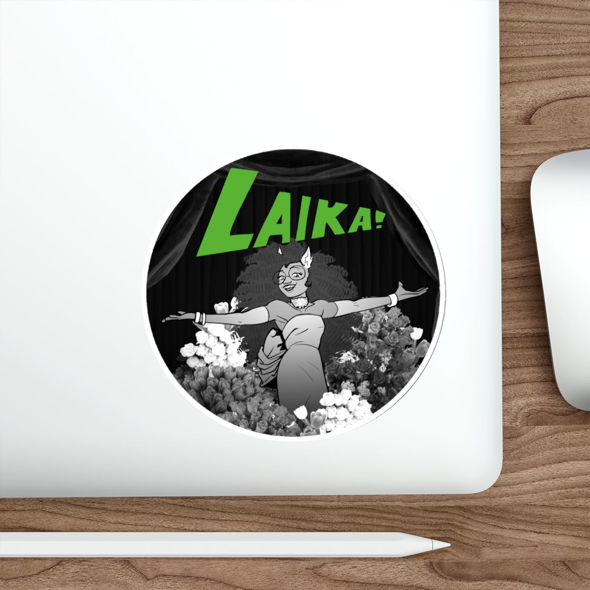 Liminal Space "LAIKA!" Sticker