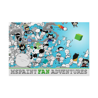 MSPaint Fan Adventures Poster