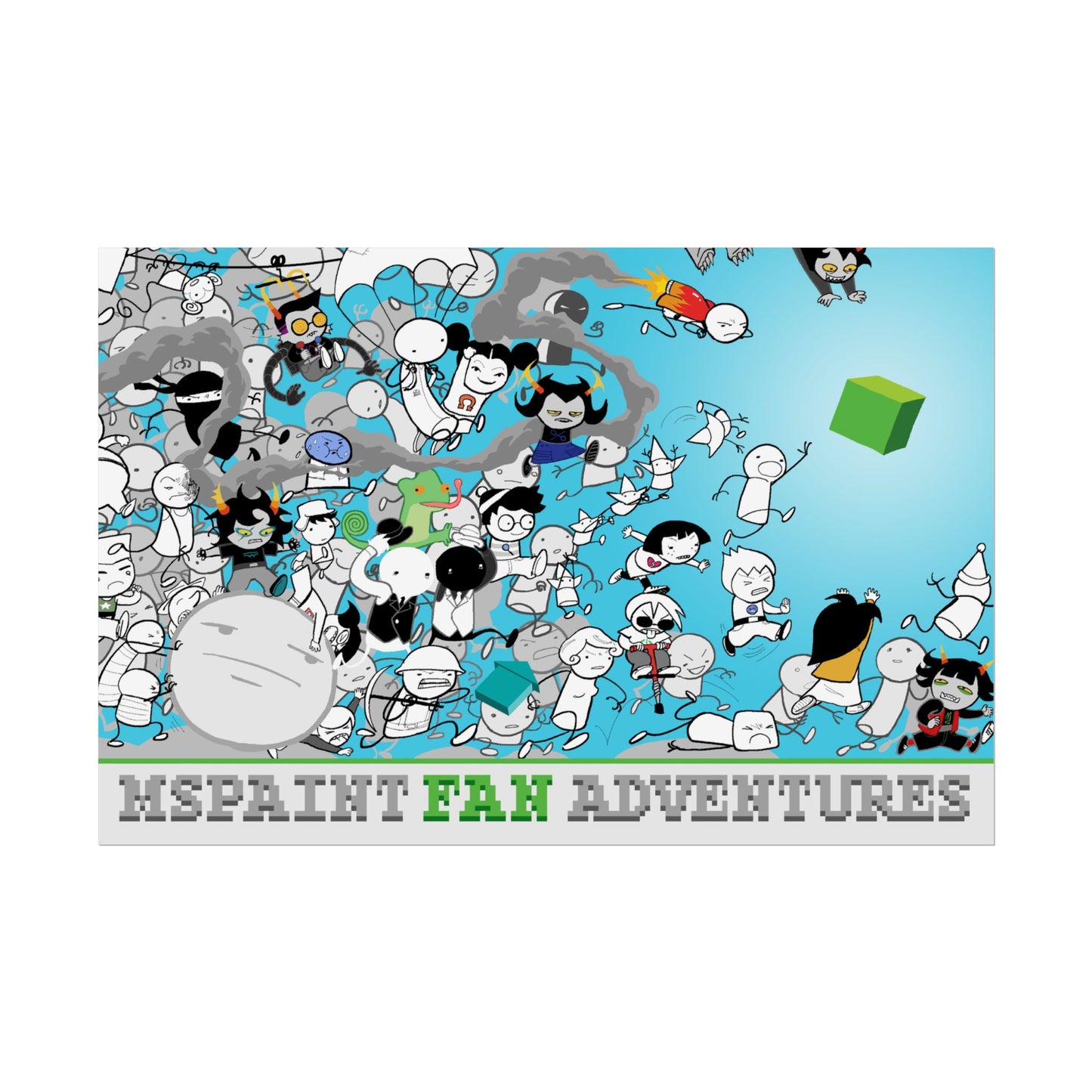 MSPaint Fan Adventures Poster