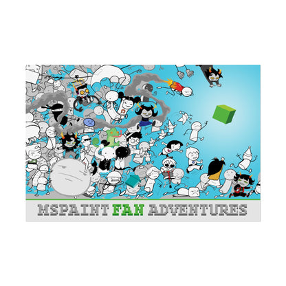 MSPaint Fan Adventures Poster
