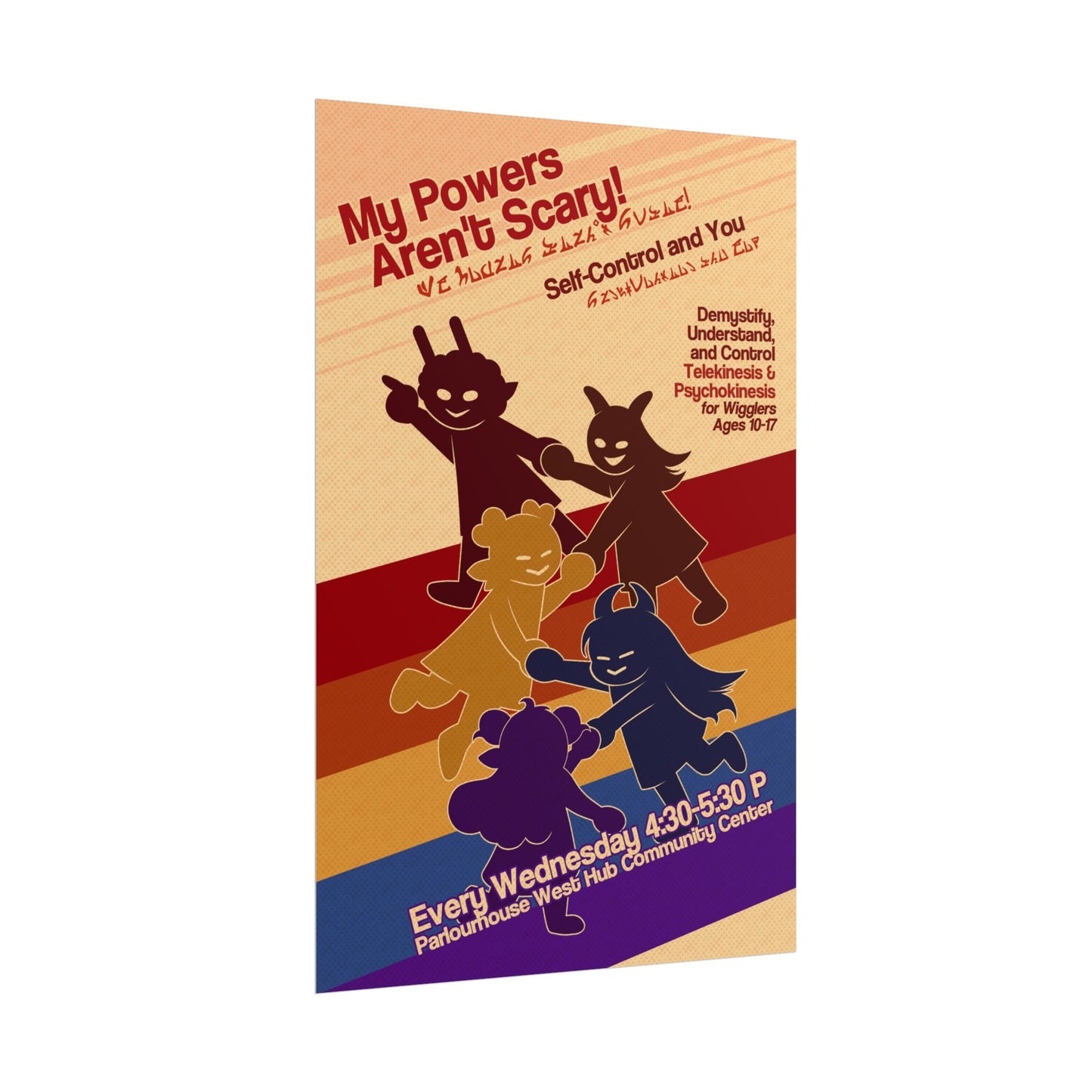 Kittyquest "My Powers Aren't Scary!" Print