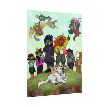 Kittyquest "Final Page" Print