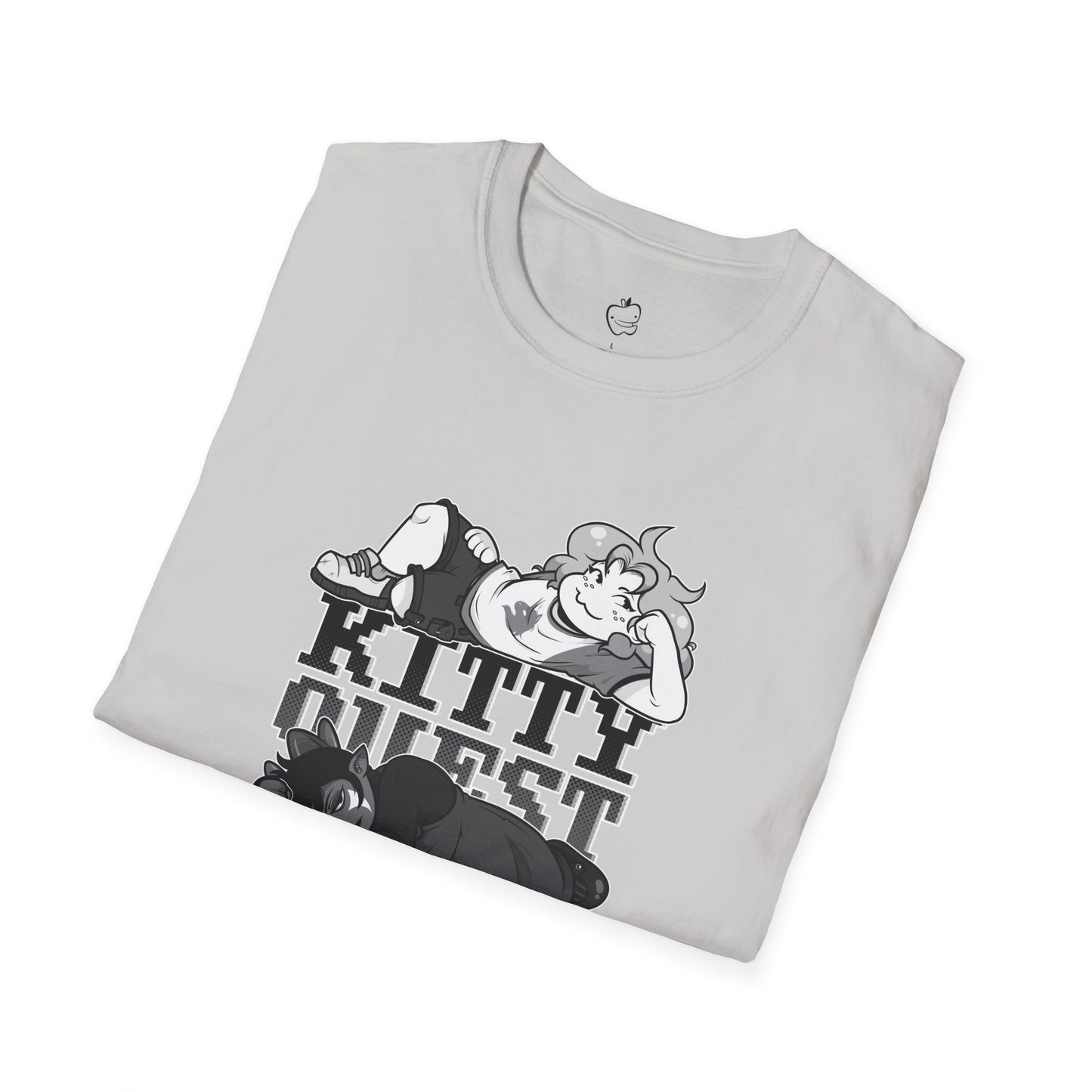 Kittyquest "KITTYQUEST" B&W T-Shirt