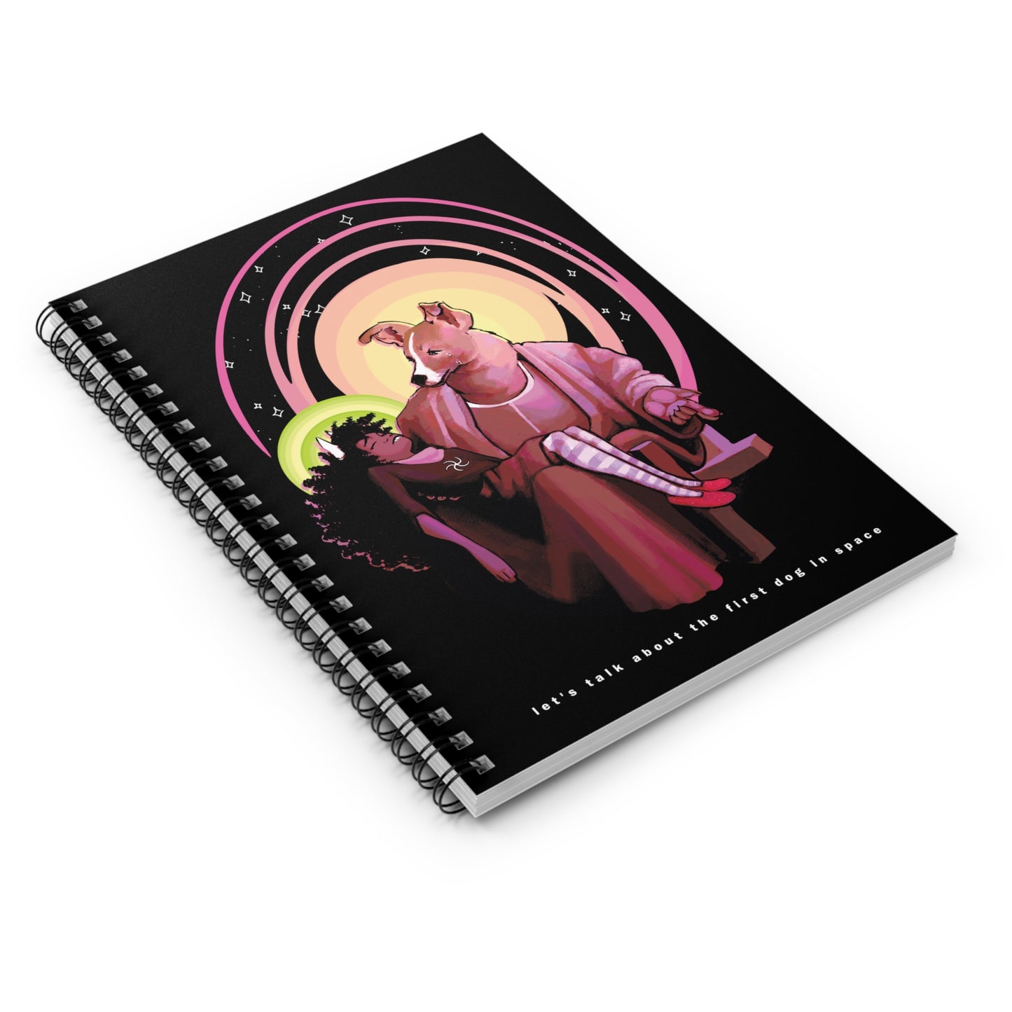 "Let's Talk" Liminal Space Spiral Notebook