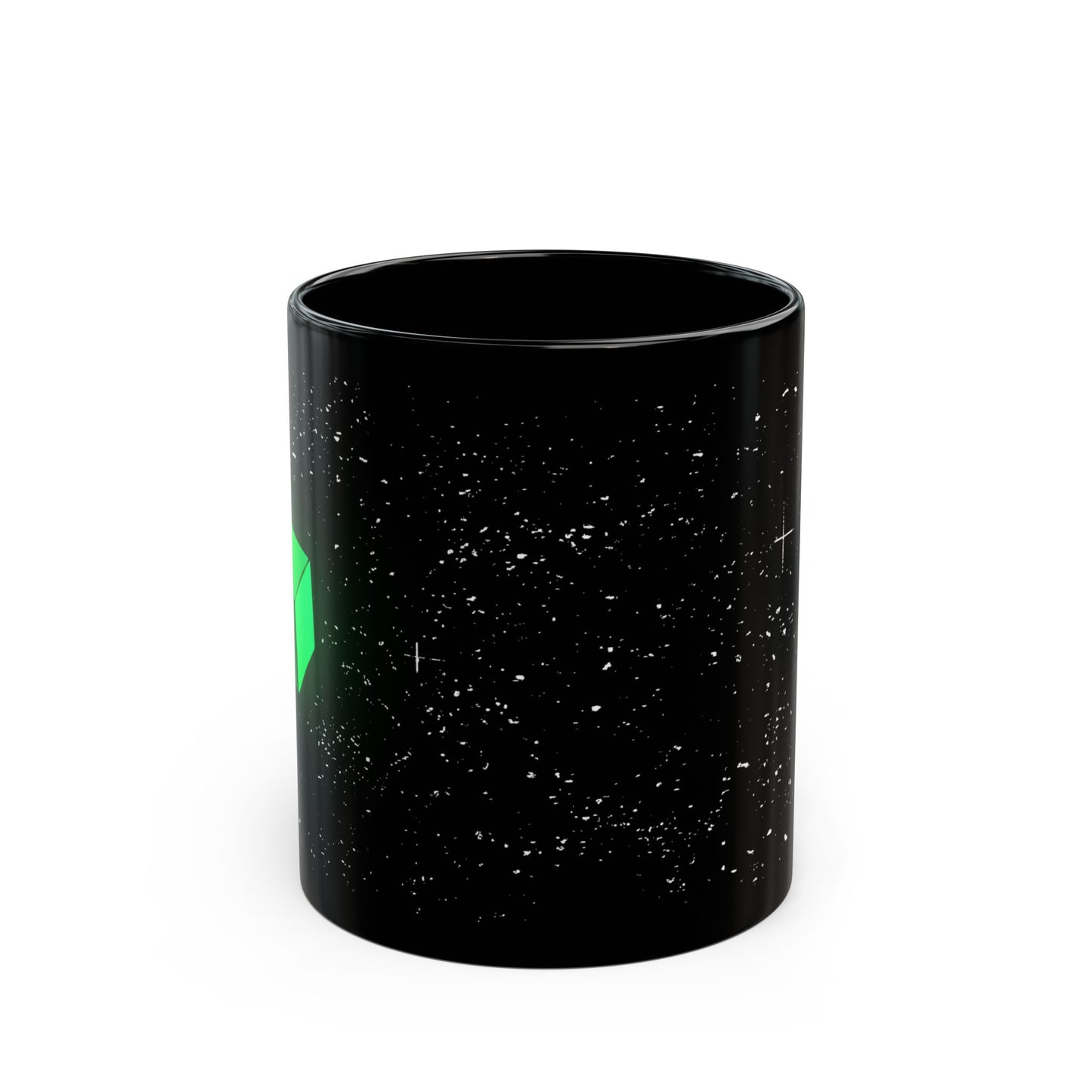 Lone Green Cube Mug