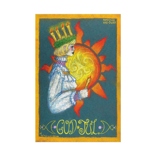 VHS Dubs "God Jul Rose Lalonde" Print