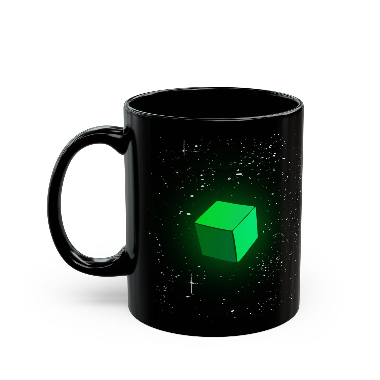 Lone Green Cube Mug