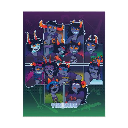 VHS Dubs "Team Alternia" Print