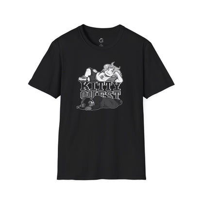 Kittyquest "KITTYQUEST" B&W T-Shirt