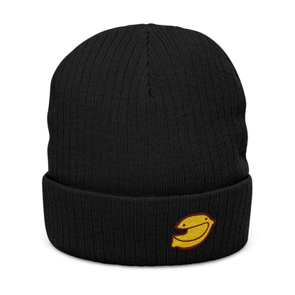 FRAF "Eureka Lemon" Embroidered Knit Beanie
