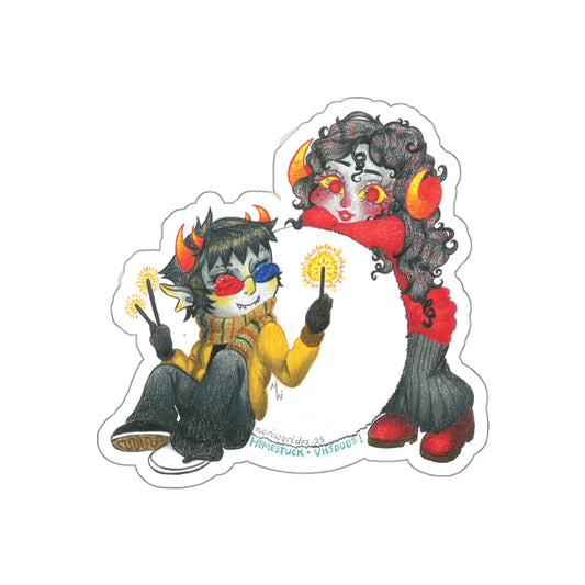 VHS Dubs "Snow Day in Alternia" Sticker