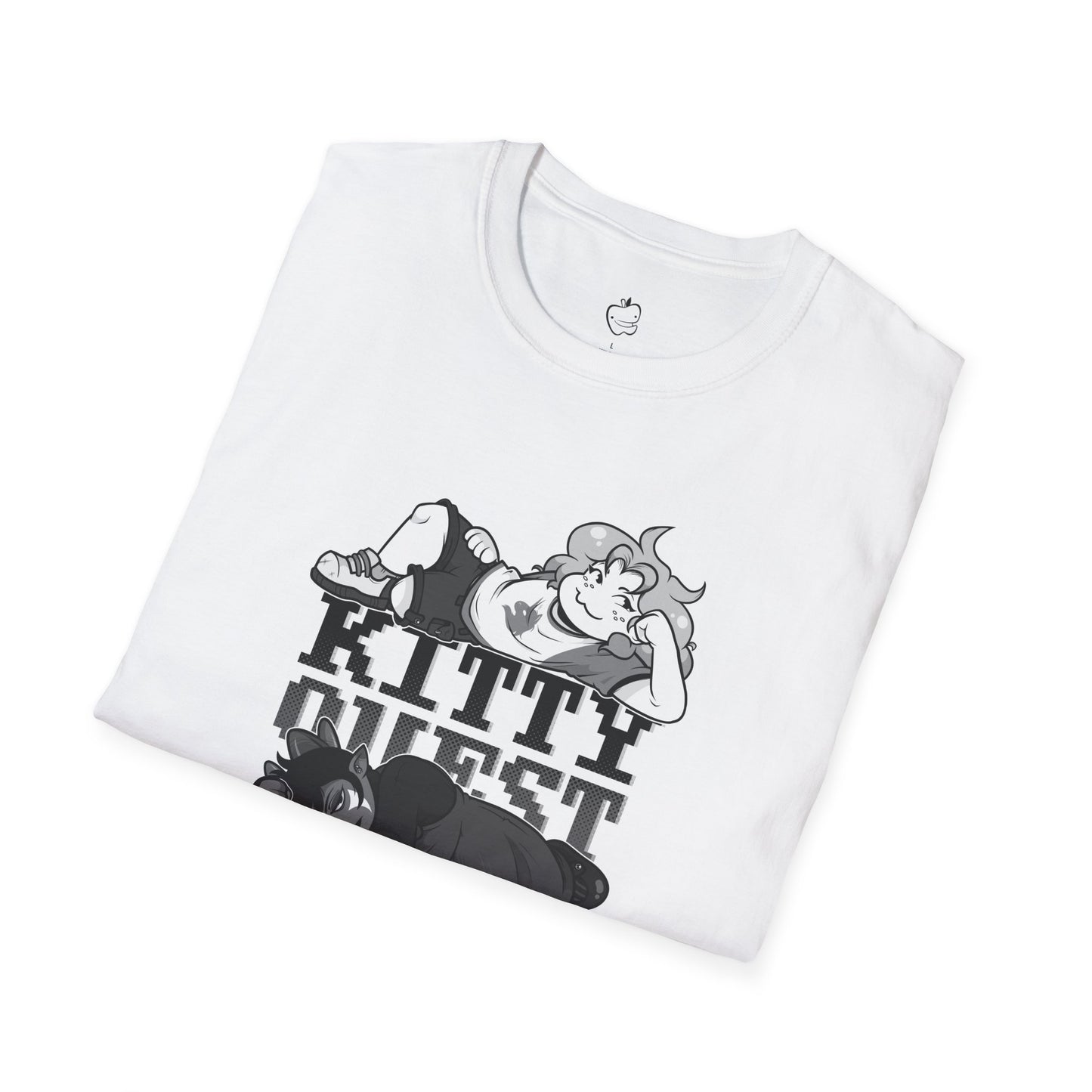 Kittyquest "KITTYQUEST" B&W T-Shirt