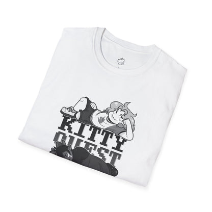 Kittyquest "KITTYQUEST" B&W T-Shirt