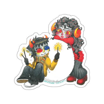 VHS Dubs "Snow Day in Alternia" Sticker