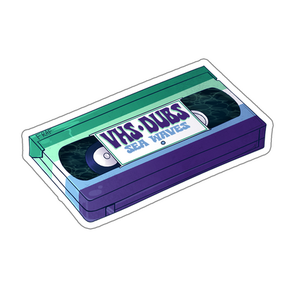 VHS Dubs Pride Stickers