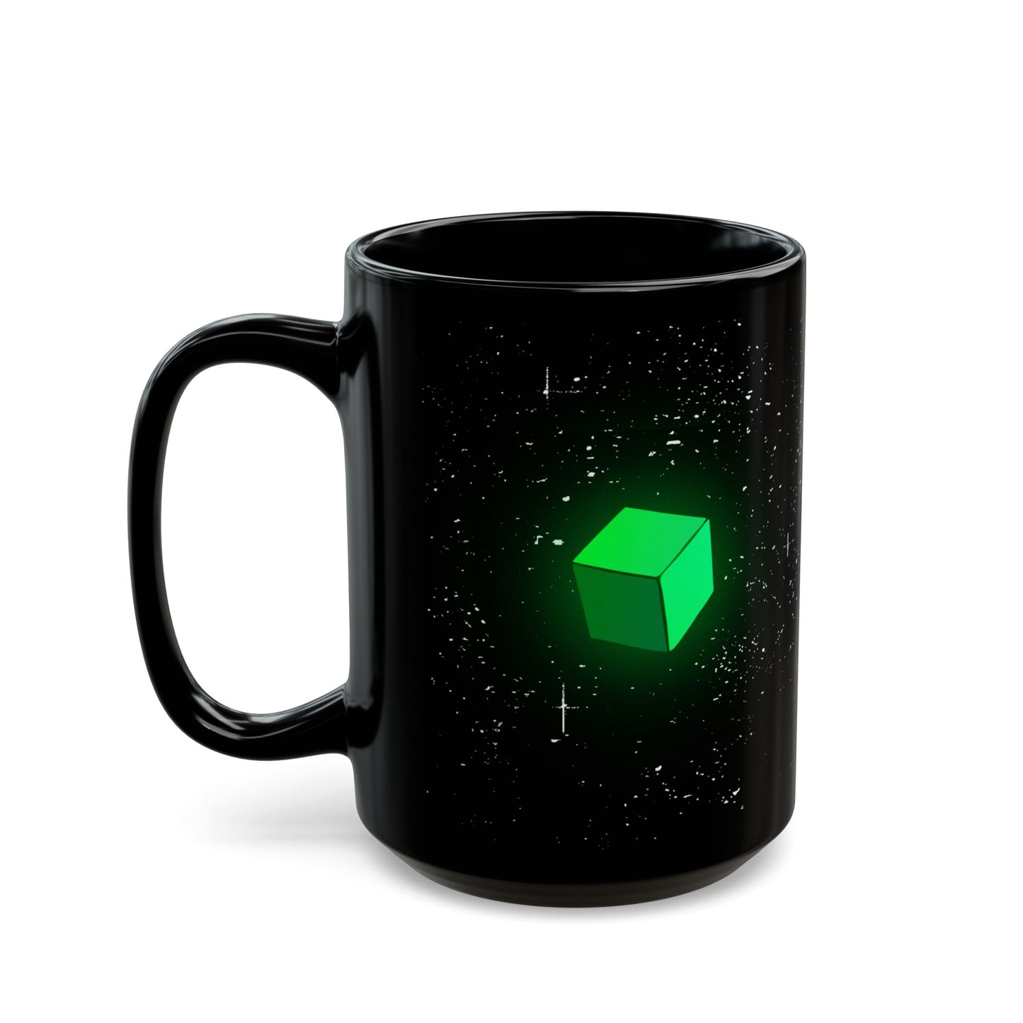 Lone Green Cube Mug