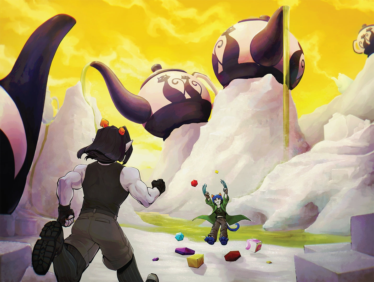 February 2025 "Land of Little Cubes and Tea" Print