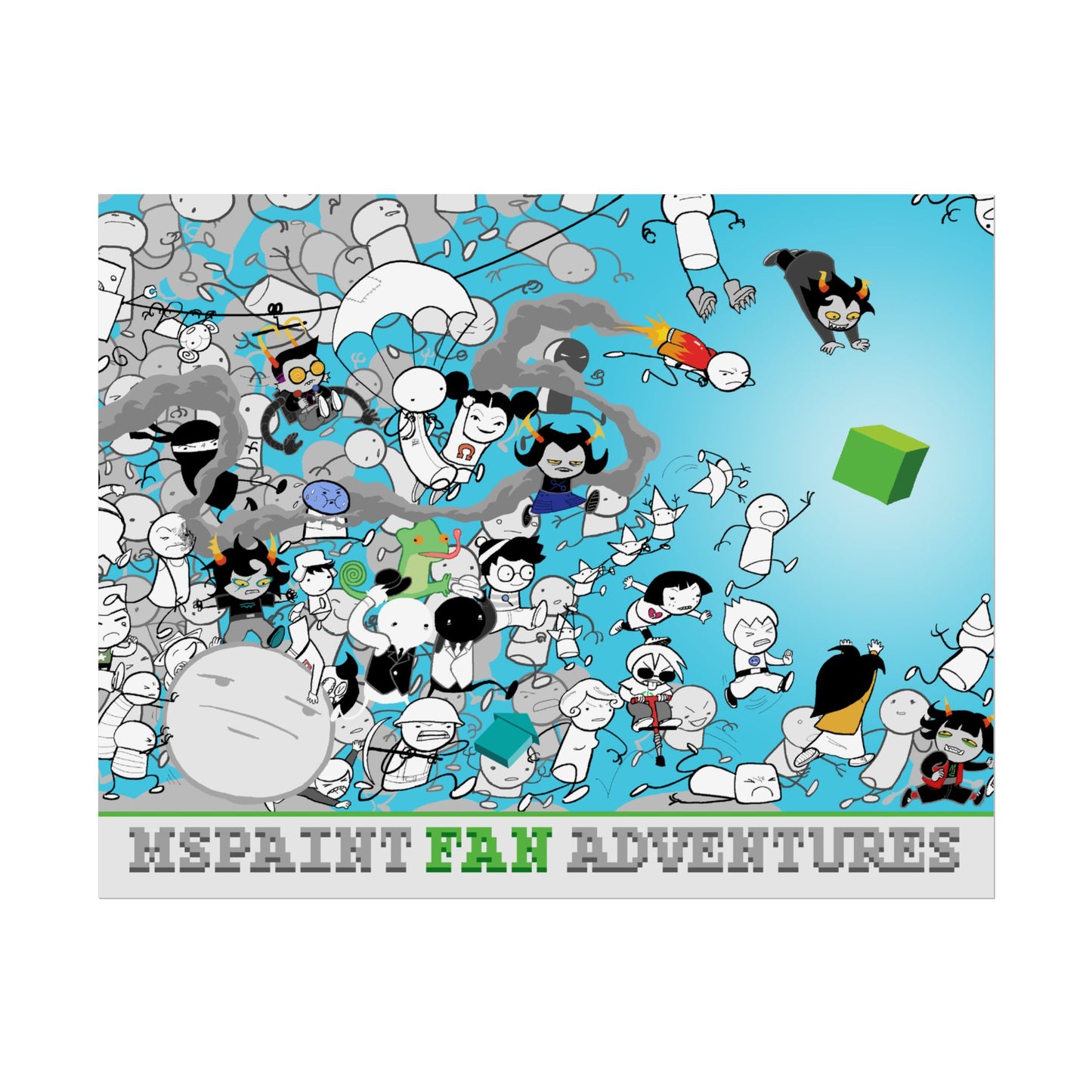 MSPaint Fan Adventures Poster