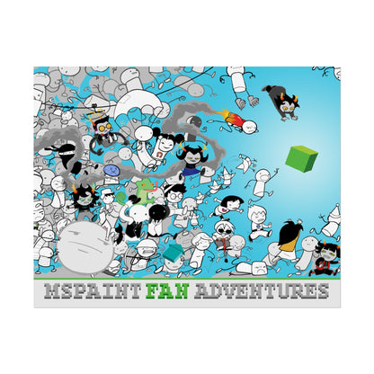 MSPaint Fan Adventures Poster