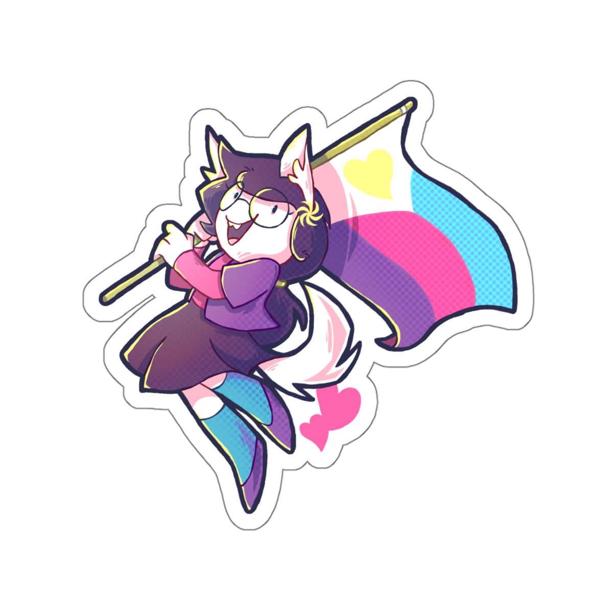 Homeslice "Jade Harley Poly Pride" Stickers