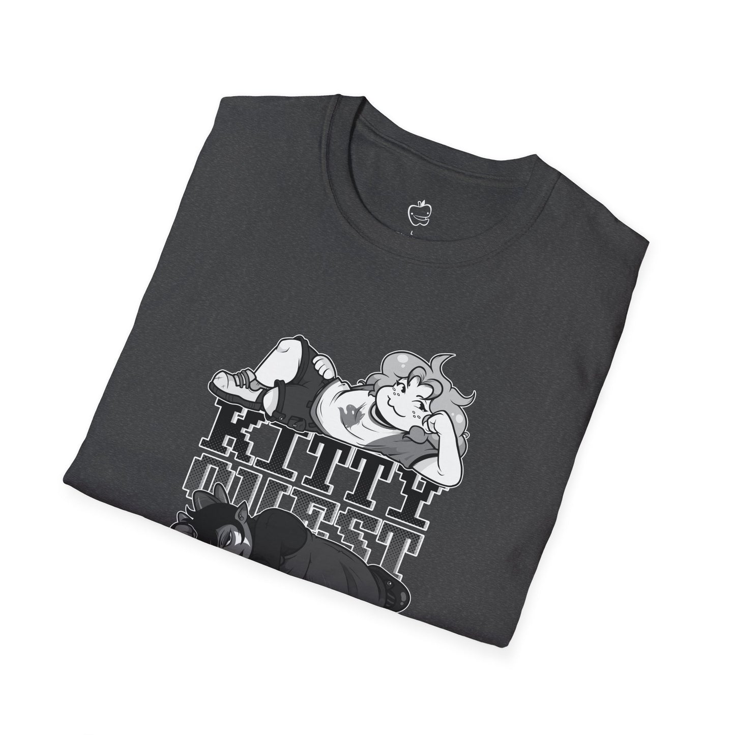 Kittyquest "KITTYQUEST" B&W T-Shirt