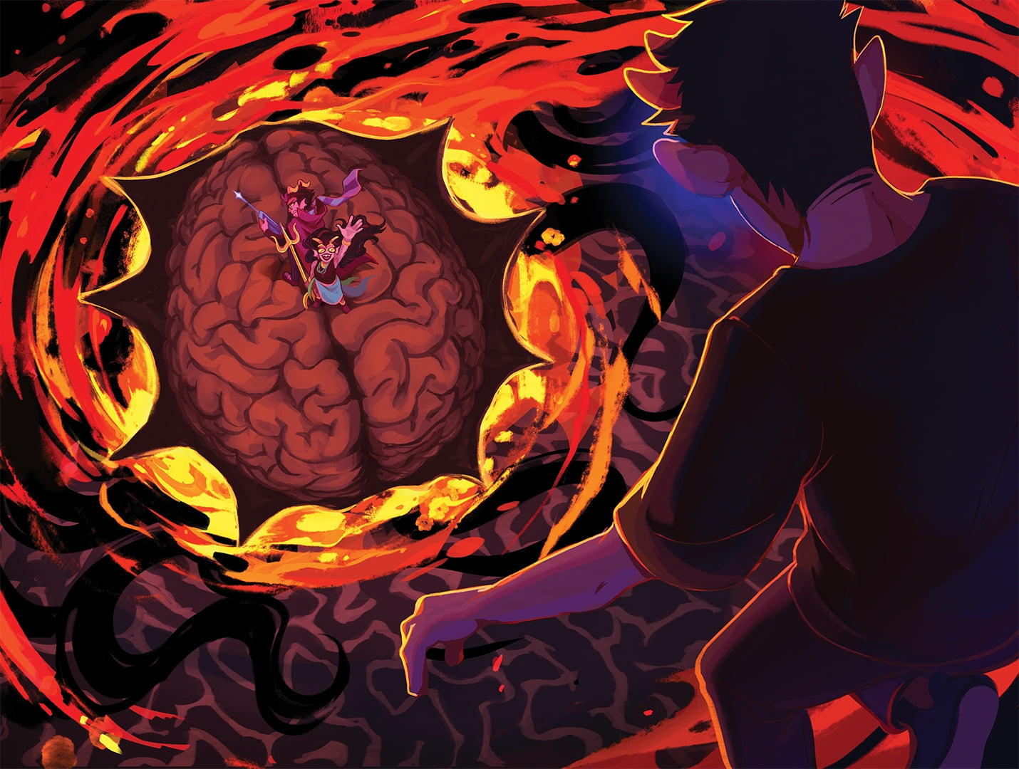 July 2025 "Land of Brains and Fire" Print