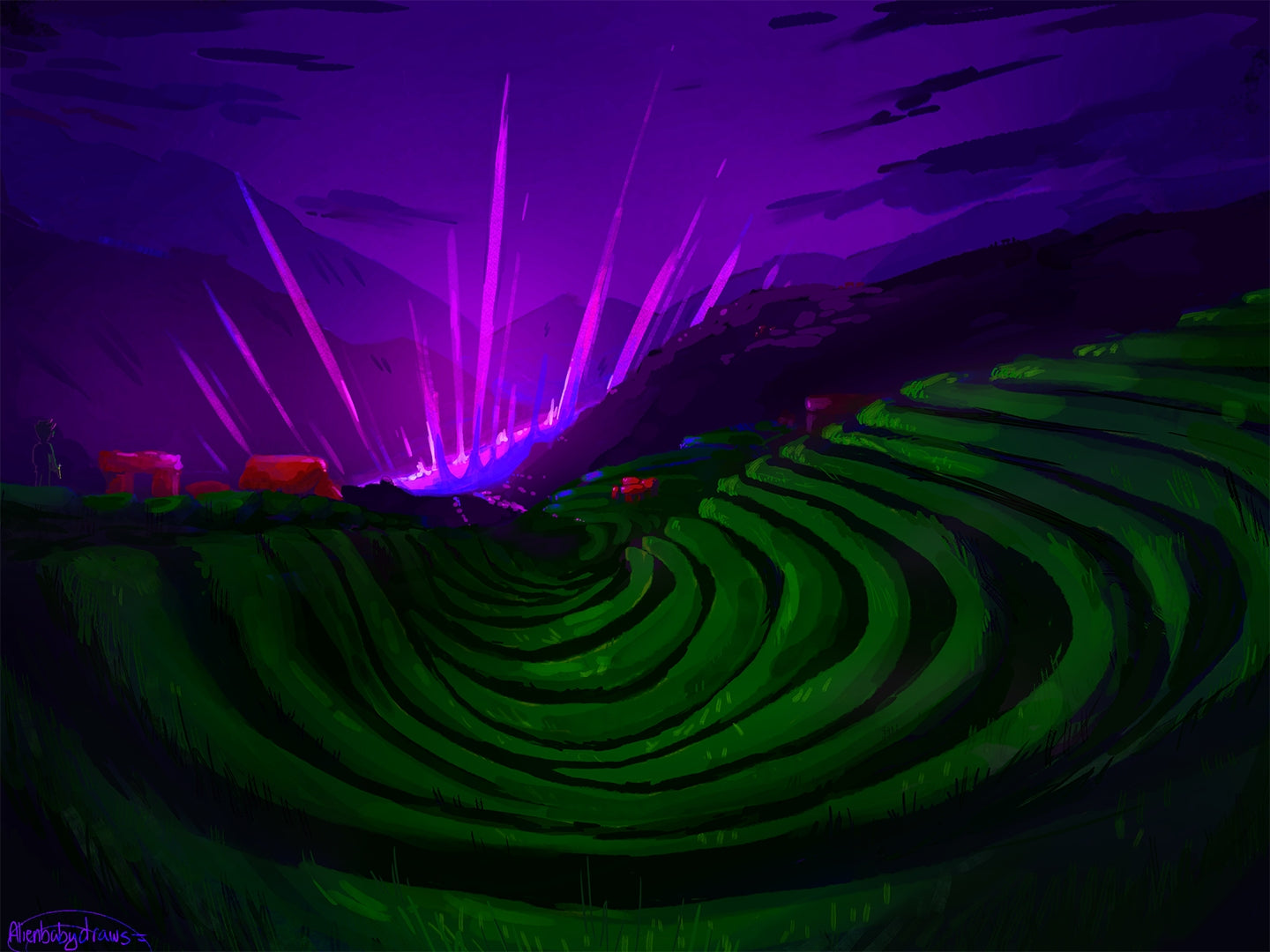 November 2024 "Land of Mounds and Xenon" Print