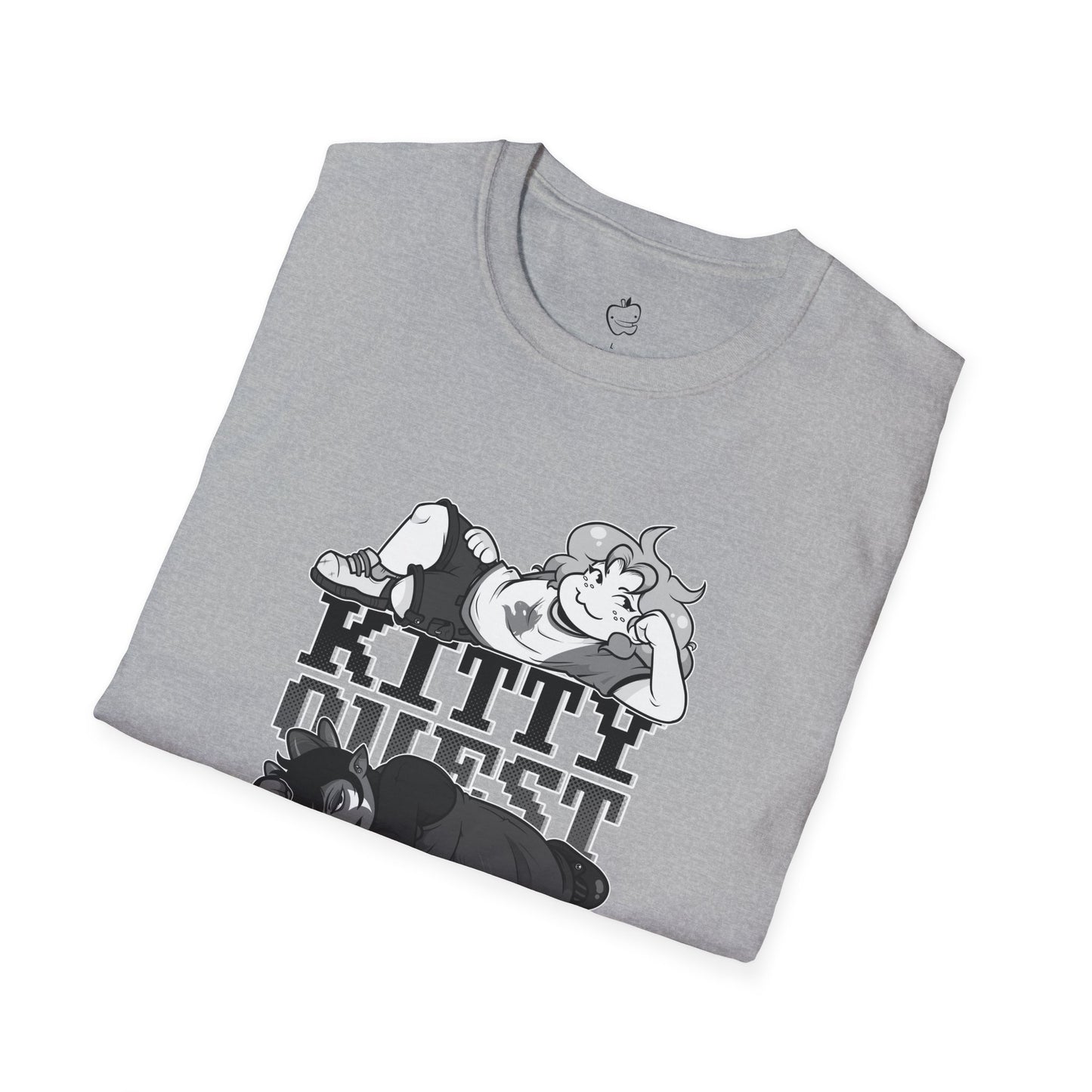 Kittyquest "KITTYQUEST" B&W T-Shirt