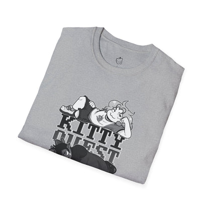Kittyquest "KITTYQUEST" B&W T-Shirt