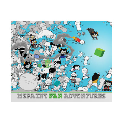 MSPaint Fan Adventures Poster